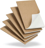 Foliom 5 Pack Kraft Notebooks Bulk A5, 60 Pages Blank Unlined Journals, 8.3x5.5 Inches, Natural Kraft Cover Composition Notebooks for School Office Students Artists