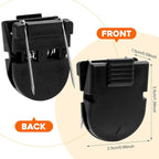 10PCS Cubicle Clips for Fabric Walls, Plastic Stainless Steel Fabric Panel Wall Clips Cubicle Hooks Cubicle Wall Accessories for Picture Photos Note Memo Hanging