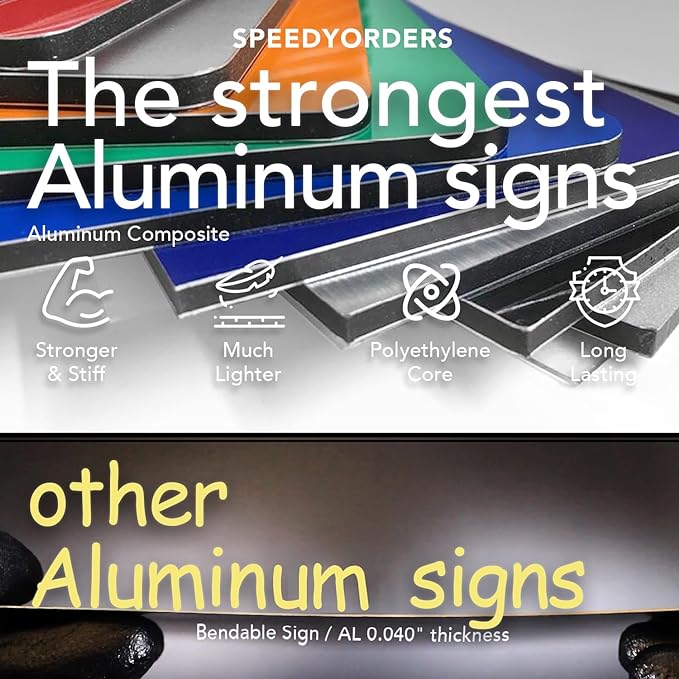 Custom Metal Signs, Personalized Aluminum, Customized Safety, Business Signs, Waterproof Outdoor, White Aluminum (Logo, 30x24 In)