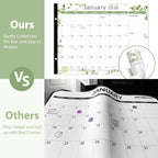 2026 Desk Calendar 22'' x 17'', Large Monthly Desktop Calendar, 18 Months Desk Pad (Jan. 2026 - Jun. 2027) for Home School Office Supplies