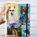 Kathy & Jiggs: Cool Dog A5 Lined Journal 160 Pages, 5.8 X 8.4 Hardcover Notebook, College Ruled: Cute Aesthetic Gifts for Dog Mom, Dads, Kids, Animal Lovers, Men, Women, Note Book, Diary, Journaling