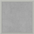 Amanti Art Silver Framed Magnetic Board 18x18 Small Vision Board for use with Magnets, 100% Metal Sheet to Display Items as Office Decor or for Home Organization in mudroom, Kitchen or Kids Room