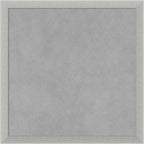 Amanti Art Silver Framed Magnetic Board 18x18 Small Vision Board for use with Magnets, 100% Metal Sheet to Display Items as Office Decor or for Home Organization in mudroom, Kitchen or Kids Room