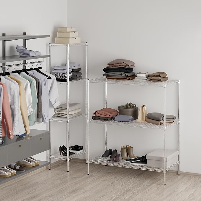 Regal Altair 24" Deep x 48" Wide x 54" Height Wire Shelving Kit | 3-Tier | NSF Commercial Storage Rack Unit