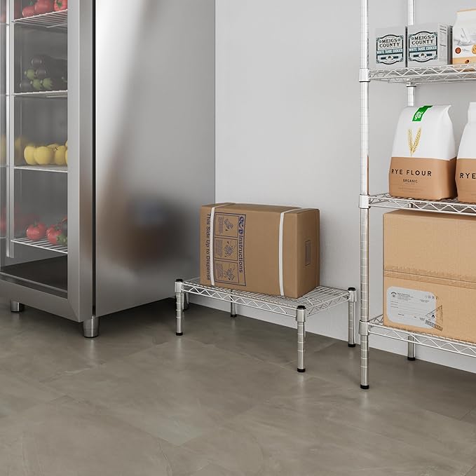 Regal Altair 14" Deep x 24" Wide x 8" Height Wire Shelving Kit | 1-Tier | NSF Commercial Storage Rack Unit