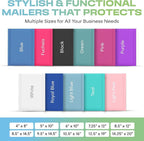 White Large Poly Bubble Mailers 9.5x14.5 inch #4 | Self Seal Padded Envelopes Cushioned Bubble Mailer | Usable Size 9.5x13.5 | WaterProof | Lightweight mailing Shipping Bags | 200 Pack Bulk | USA Made