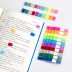 Sticky Tabs Notes Page Marker - 1000Pcs Transparent Pop Up Writable Colored Book Index Tab Repositionable File Flags Label Self Adhesive Divider Sticker for Notebook Office School Teacher Planner Memo