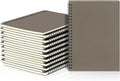 Yahenda Spiral Notebook Bulk A5 Journal Lined 8.3'' x 5.5'' Writing Composition Paper Small Notepad Subject Notebook for Students Office Business Back to School Supplies(Dark Gray,18 Pcs)