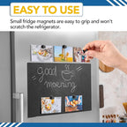 LOVIMAG Fridge Magnets 30Pcs Refrigerator Whiteboard Small Strong Magnet Classroom Kitchen Accessories Decorative Locker Set Decor Must Haves Office Calendar Refrigerador Magnetic Cute Crafts Black