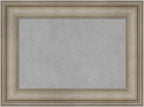 Amanti Art Silver Framed Magnetic Board 17x23 Small Vision Board for use with Magnets, 100% Metal Sheet to Display Items as Office Decor or for Home Organization in mudroom, Kitchen or Kids Room