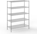Regal Altair 24" Deep x 54" Wide x 74" Height Wire Shelving Kit | 5-Tier | NSF Commercial Storage Rack Unit