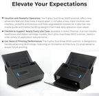 IX500 Scansnap Receipt Scanner - 1 Year Warranty, USB High Speed Cloud Enabled Document & Photo Scanner for Mac & PC - ADF with Duplex Scanning w/ 16V, USB 3.0 Cable, Cloth (Renewed)