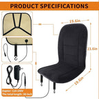 MAXCOM Heated Seat Cushion for Office Chair - Heating Pad for Back, Lumbar, Hip, Thigh with 7 Temp Levels & Auto Shutoff - Warm Gift for Winter