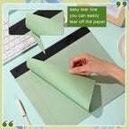 Lincia 6 Pcs 11" x 9.5" Legal Pads College Ruled Notepad Landscape Notebook Horizontal Lined Notebook 80 Gsm Assorted Colors Paper Pastel Writing Pads for School Office, 40 Sheet (Gradient Green)