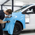 PercyEffie 15 Pack Job Ticket Holders 9 x 12 Inch Dry Erase Pocket Sleeves Clear Document Holder with Hanging Strap Work Order Reusable Repair Plastic Sleeves Shop Ticket Holders(Black)