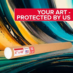 Paclord 4" x 48" Heavy-Duty Reinforced Cardboard Mailing Tube, Pack of 6 Tubes with 12 Caps – Secure USPS Approved – Great for Shipping and Storing of Prints, Artwork, Posters or Documents