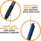 BIC Soft Feel Retractable Ballpoint Pen with 1.0 mm Medium Point and No-Slip Grip, 36-Count in Assorted Ink