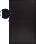 Certificate Holders, 25-Pack Certificate Covers for Letter Size 8.5 x 11 Inch Paper, Certificate Folders, Black, 9 x 11.5 Inches