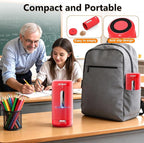 AFMAT Electric Pencil Sharpener, Fully Automatic Pencil Sharpener, Auto in & Out, Rechargeable Hands-Free Sharpeners for Jumbo & Colored Pencils (6.5-12mm), Portable for Home/Classroom/Office PSC2