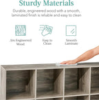 Best Choice Products 8-Cube Storage Organizer, 11in Shelf Opening, Bookcase, Display Shelf, Customizable w/ 3 Removable Back Panels – Greige