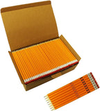 S & E TEACHER'S EDITION Woodcased #2 Pencils, Pre-sharpened, Yellow Pencils with Erasers #2 HB Lead Bulk Box No. 2, Back to school, 600 Count
