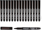 Shuttle Art Dry Erase Markers, 15 Pack Black Magnetic Whiteboard Markers with Erase,Fine Point Dry Erase Markers Perfect For Writing on Whiteboards, Dry-Erase Boards,Mirrors for School Office