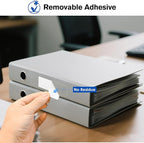 L LIKED 1" x 3" Blank Removable Labels with No Residue, Water and Oil Resistant, Use for Both Home and Office (1 Roll, 1400 Labels)