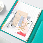 2026 Monthly Planner - Jan 2026 - Dec 2026, 12 Months Calendar/Planner with Faux Leather, 8.86" x 11.4", 15 Notes Pages, Strong Twin - Wire Binding, Pocket, Monthly Tabs, Perfect Organizer- Green