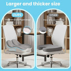 OVRST Seat Cushion,Office Chair Memory Cushion, Ergonomic Design, Relieve Sciatica and Long-Term Sitting Pain, Suitable for desks, car Seats, Games, wheelchairs