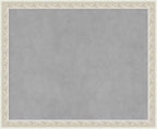 Amanti Art Silver Framed Magnetic Board 18x22 Small Vision Board for use with Magnets, 100% Metal Sheet to Display Items as Office Decor or for Home Organization in mudroom, Kitchen or Kids Room