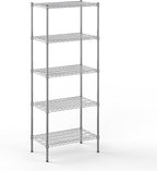 Regal Altair 18" Deep x 30" Wide x 74" Height Wire Shelving Kit | 5-Tier | NSF Commercial Storage Rack Unit