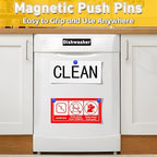 VNDUEEY 16 Pack Blue Fridge Magnets, Refrigerator Magnet Whiteboard Magnets, Push Pin Magnet for Home, Office, Classroom, Locker, Dry Erase Board