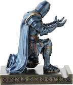 NCQIXIAO Medieval Templar Vanguard Officer Knight Pen Holder Pen Stand Desk Organizers and Accessories Resin Mobile Phone Stand as Gift for Office and Home Desk Organizer (Blue)