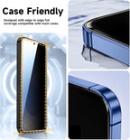 MAGIC JOHN 2 Pack for Samsung Galaxy S25+ Plus 6.7inch Privacy Tempered Glass Screen Protector, Bubble Free, Easy Installation, Auto Dust-Elimination
