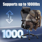 Office Chair Cylinder Replacement - Sytopia Fix Sinking Office Chairs, 4 Pieces Clamps for Height Extenders, up to 5 Inches, Stop Cylinder from Sinking, No Tools required, Fit for 95% Swivel Piston