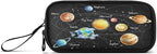 BOENLE Solar System Space Planets Pencil Case Box Boys Girls Large Pencil Pouch with Zipper Compartments Big Capacity Stationery Pen Bag Organizer for Kids Teens Adults School