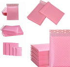 25 Pack 4x6 Inches Small Pink Poly Bubble Lined Mailers Padded Shipping Envelopes Self Seal Mailer Waterproof, Shockproof and Dustproof (Pink 4x6 Inches-25pcs)