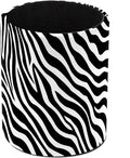 Leather Pen Holder for Desk Zebra Print Pencil Cup Desktop Organizer Makeup Brush Holders Office Supplies for Home, Kids & School