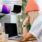 Peslv Magnetic Privacy Screen for MacBook Pro 16 Inch (2021-2025, M1, M2, M3, M4), 16inch Removable Matte Anti Blue Light Glare Private Filter Protector for Mac Pro 16.2" Laptop