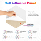 Acoustic Panels 12 Pack Soundproof Wall Panels, 14" X 12" X 0.4" Sound Proof Panles, High-Density Wall Decoration Sound Absorbing Panel, Hexagon Wall Panel for Home Office with Self-Adhesive-Brown