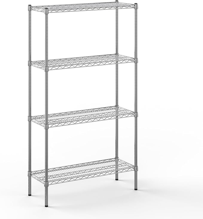 Regal Altair 14" Deep x 36" Wide x 64" Height Wire Shelving Kit | 4-Tier | NSF Commercial Storage Rack Unit