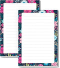 SXboxing Sticky Notes 4X6 Inches, 2 Pack Large Cute Self-Stick Pads, Bright Funny Memo Pads Easy to Stick for Home, Office Purple Boho Flowers
