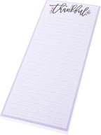 Graphique Magnetic Notepad, Religious – 100 Sheets, 4” x 9.25” x .5” – Front Says, “Thankful”, Sticks to Any Magnetic Surface, Perfect for Shopping and Grocery Lists, Makes a Great Gift (MP1345)