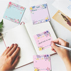 Lovarywow Bible Sticky Notes Gifts - 9 Pack Inspirational Sticky Notes 3x3 Religious Bible Verse Quotes Gifts for Christian Women Biblical Post Notepads School Office Supplies 450 Sheets