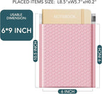 Metronic Bubble Mailers 6x10 Inch 25 Pack Usable Size 6x9" Waterproof Light Pink Bubble Mailers Cushioning Padded Envelopes for Packaging, Shipping, Small Business, Mailing, Bulk