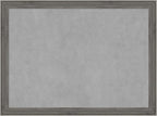 Amanti Art Grey Framed Magnetic Board 23x31 Medium Vision Board for use with Magnets, 100% Metal Sheet to Display Items as Office Decor or for Home Organization in mudroom, Kitchen or Kids Room