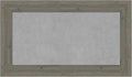 Amanti Art Grey Framed Magnetic Board 17x29 Small Vision Board for use with Magnets, 100% Metal Sheet to Display Items as Office Decor or for Home Organization in mudroom, Kitchen or Kids Room