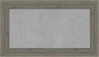 Amanti Art Grey Framed Magnetic Board 17x29 Small Vision Board for use with Magnets, 100% Metal Sheet to Display Items as Office Decor or for Home Organization in mudroom, Kitchen or Kids Room