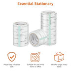 Amazon Basics Extra-Wide Packing Tape, Designed for Moving, Storage and Packing, Shipping and Mailing, Extra-Wide 2.83"W, Crystal Clear, Low Odor, 6-Pack