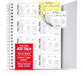 The Spoiled Office Hall Pass Slip Book with Carbonless Duplicates 400 Pcs - 2 3/4"x3 3/4"- Easy Tracking Log Book for School Carbon Copy, School Supplies, Office Supplies for Desk, Spiral Bound.